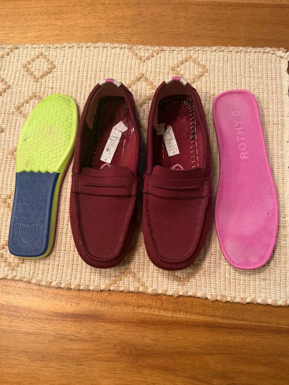 Rothy’s Driver Burgundy size 8